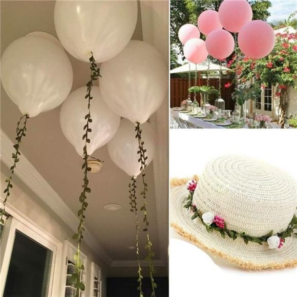 65 Ft Artificial Vines,Artificial Eucalyptus Leaf Garland Fake Hanging Plants - Picture 4 of 6